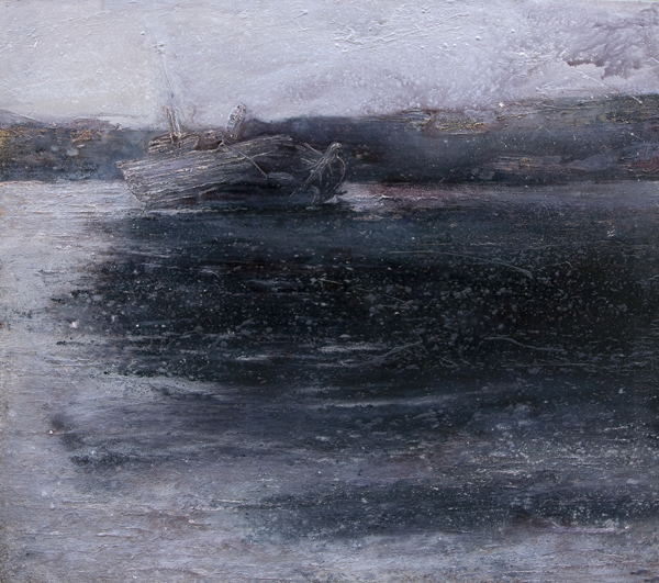 The Boat, 2010, acrylic on canvas 180 x 160 cm