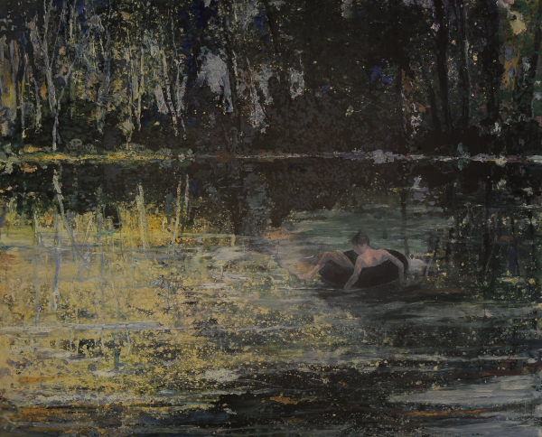 BOY IN THE RIVER 3. 2013. 220 X 180 CM. ACRYLIC ON CANVAS. (2)